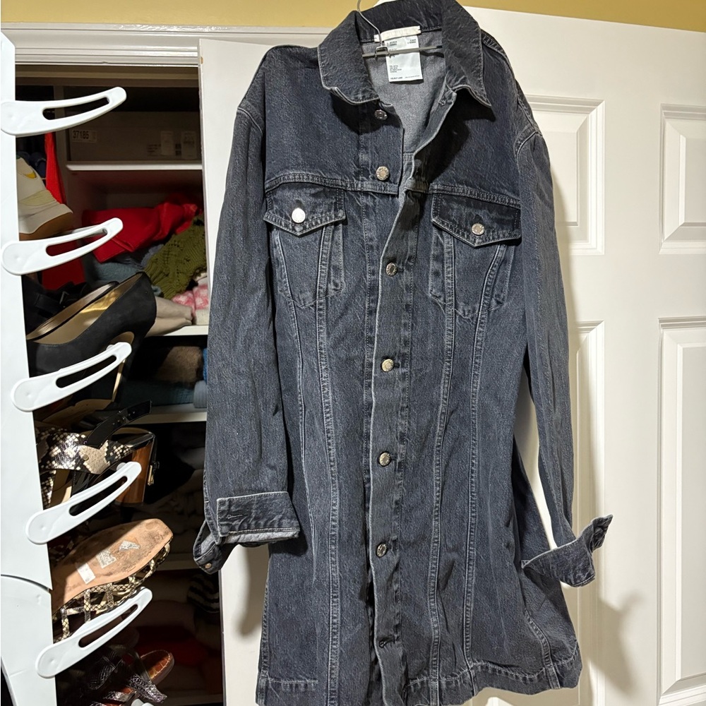 Helmut Lang Black Denim dress